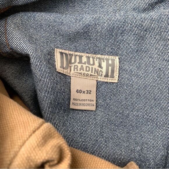 Duluth Trading Co. 100% Cotton Denim Jeans with Stains Men’s 40 x 32 - Picture 12 of 13